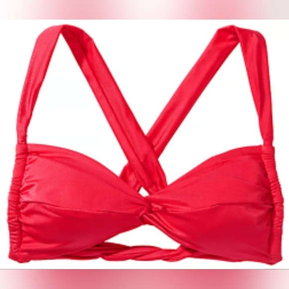 L XL XXL 🖤VS Swim Twist Bralette Bikini Top High Waist Cheeky Bikini Set - Picture 2 of 3